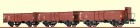 48600 Brawa Set of 3 2 axle Gondola cars